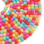 Fimo perler i candy farver. Mix. 6.5 mm streng